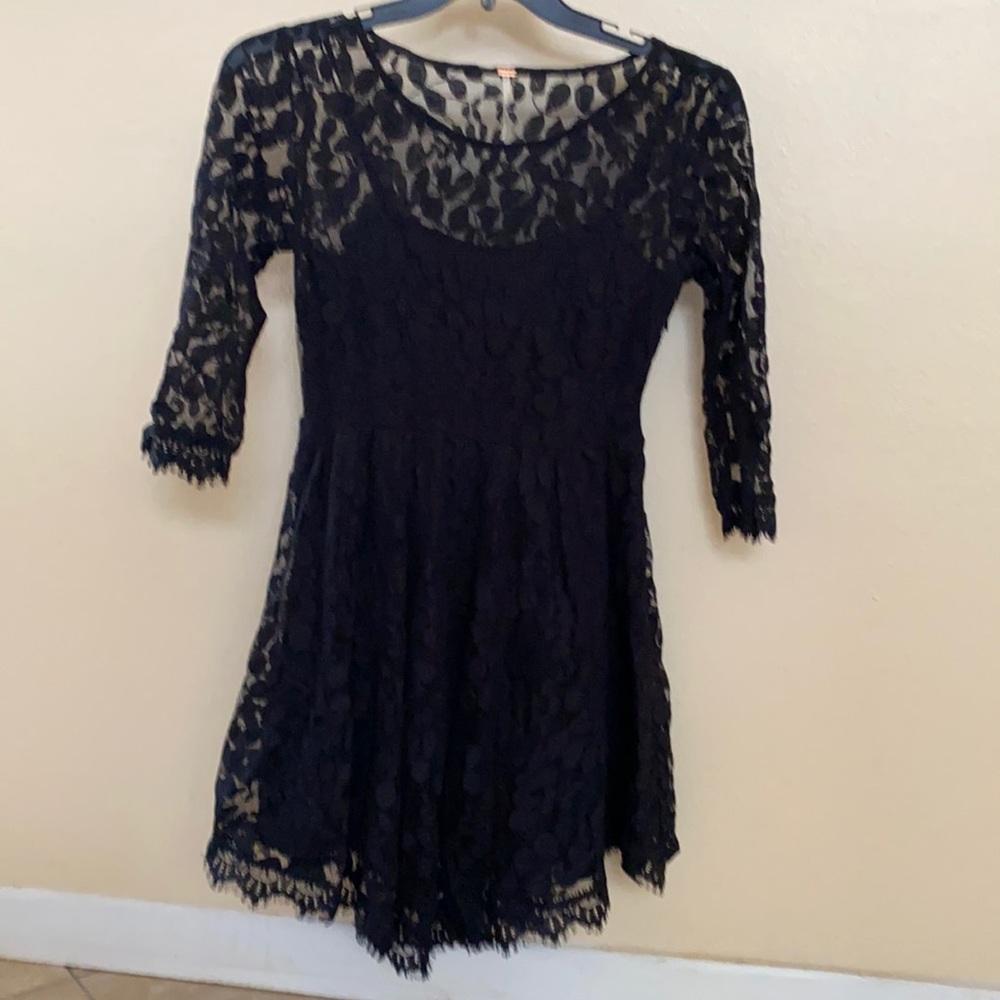 Free people size 4 black dress